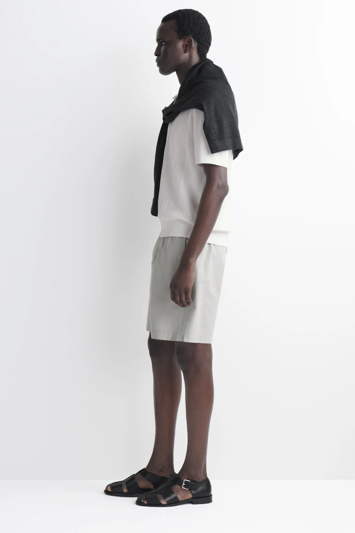 ELASTICATED COTTON SHORTS