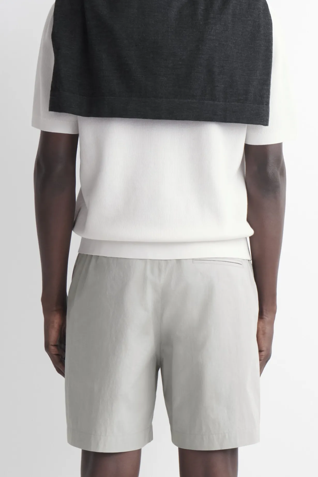 ELASTICATED COTTON SHORTS