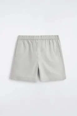 ELASTICATED COTTON SHORTS