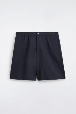 ELASTICATED PANELED JERSEY SHORTS