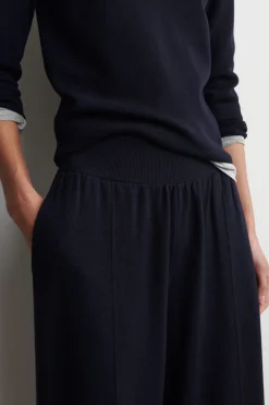 ELASTICIZED MERINO WOOL PANTS