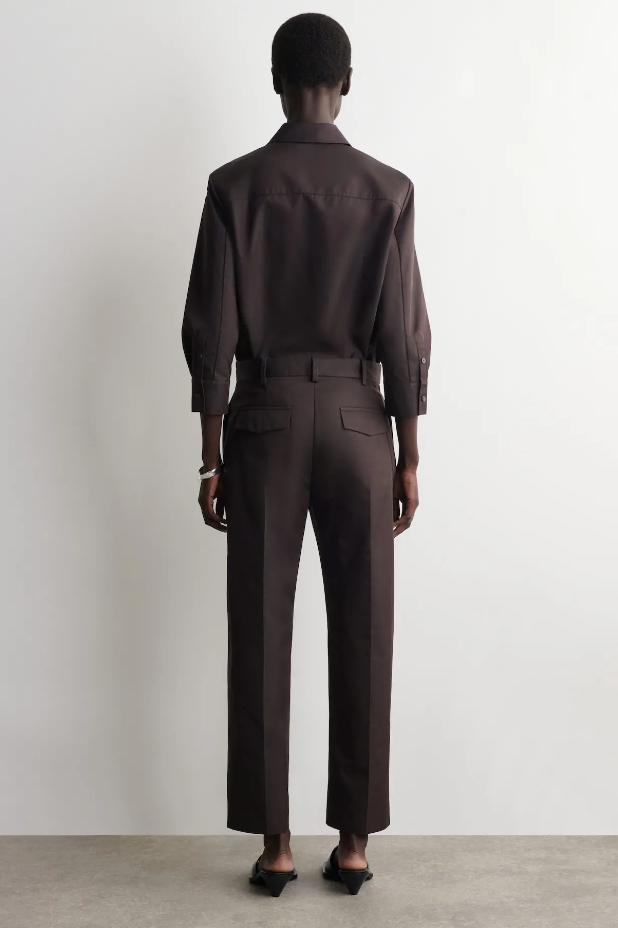 EMBROIDERED COTTON PANTS