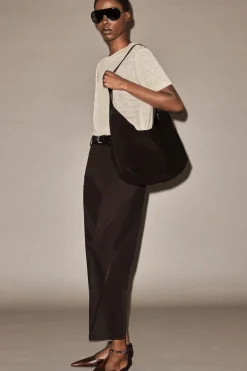 EMBROIDERED COTTON PANTS