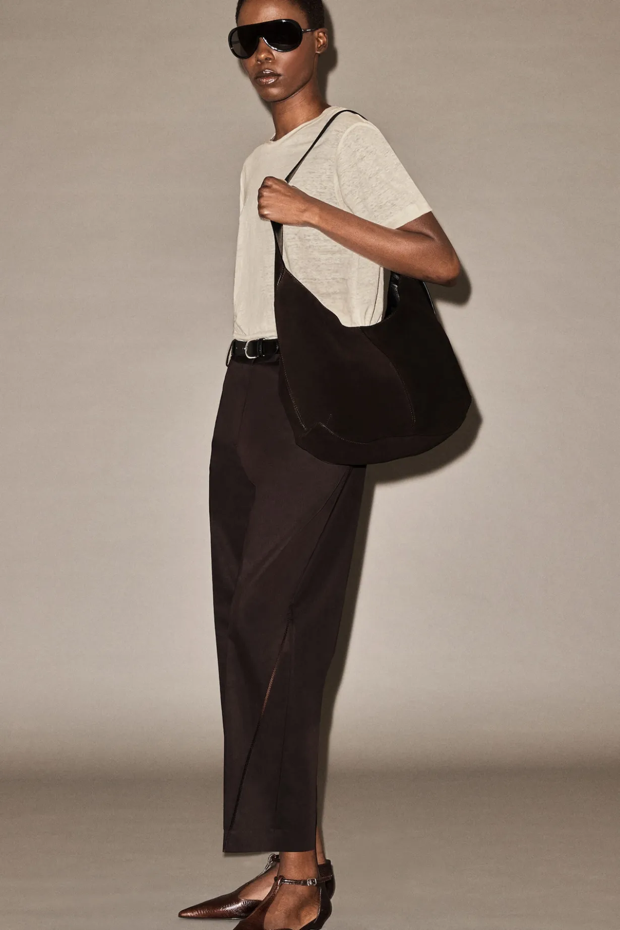 EMBROIDERED COTTON PANTS