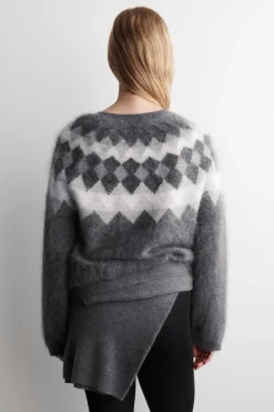 FAIR ISLE BRUSHED-CASHMERE SWEATER