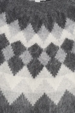 FAIR ISLE BRUSHED-CASHMERE SWEATER
