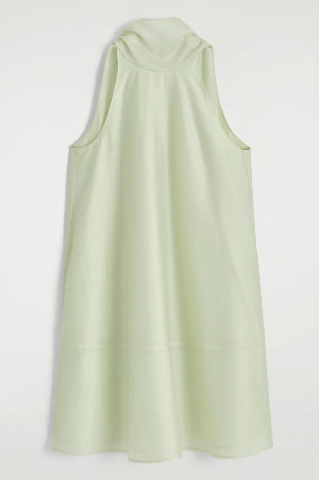 FLUID HALTERNECK MINI DRESS