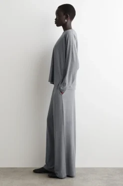 FLUID JERSEY LONG-SLEEVED TOP