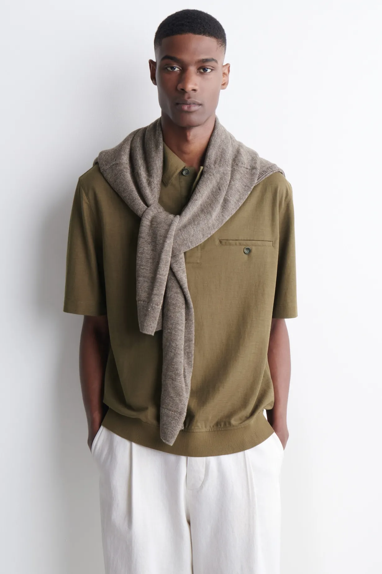 FLUID JERSEY POLO SHIRT
