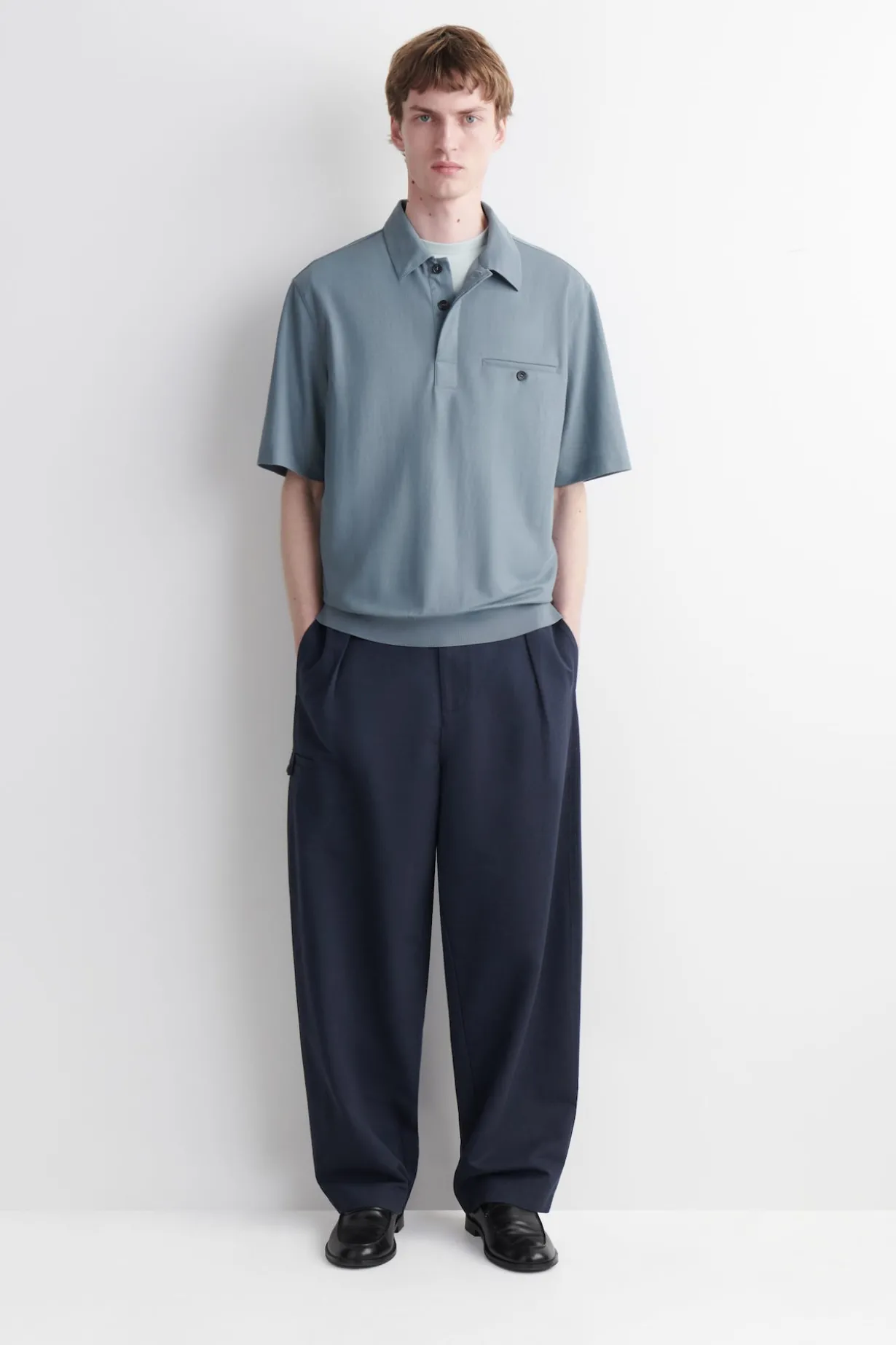 FLUID JERSEY POLO SHIRT