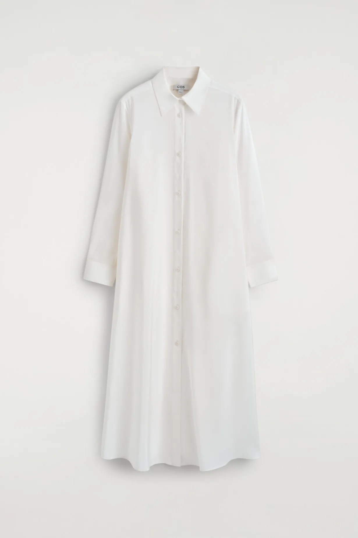 FLUID MIDI SHIRT DRESS