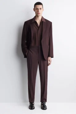 FLUID WOOL SLIM-FIT PANTS
