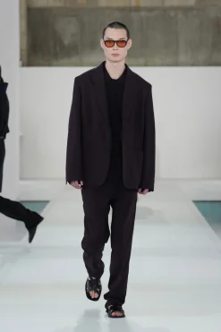 FLUID WOOL SLIM-FIT PANTS