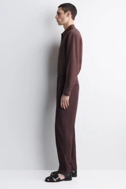 FLUID WOOL SLIM-FIT PANTS