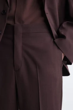 FLUID WOOL SLIM-FIT PANTS