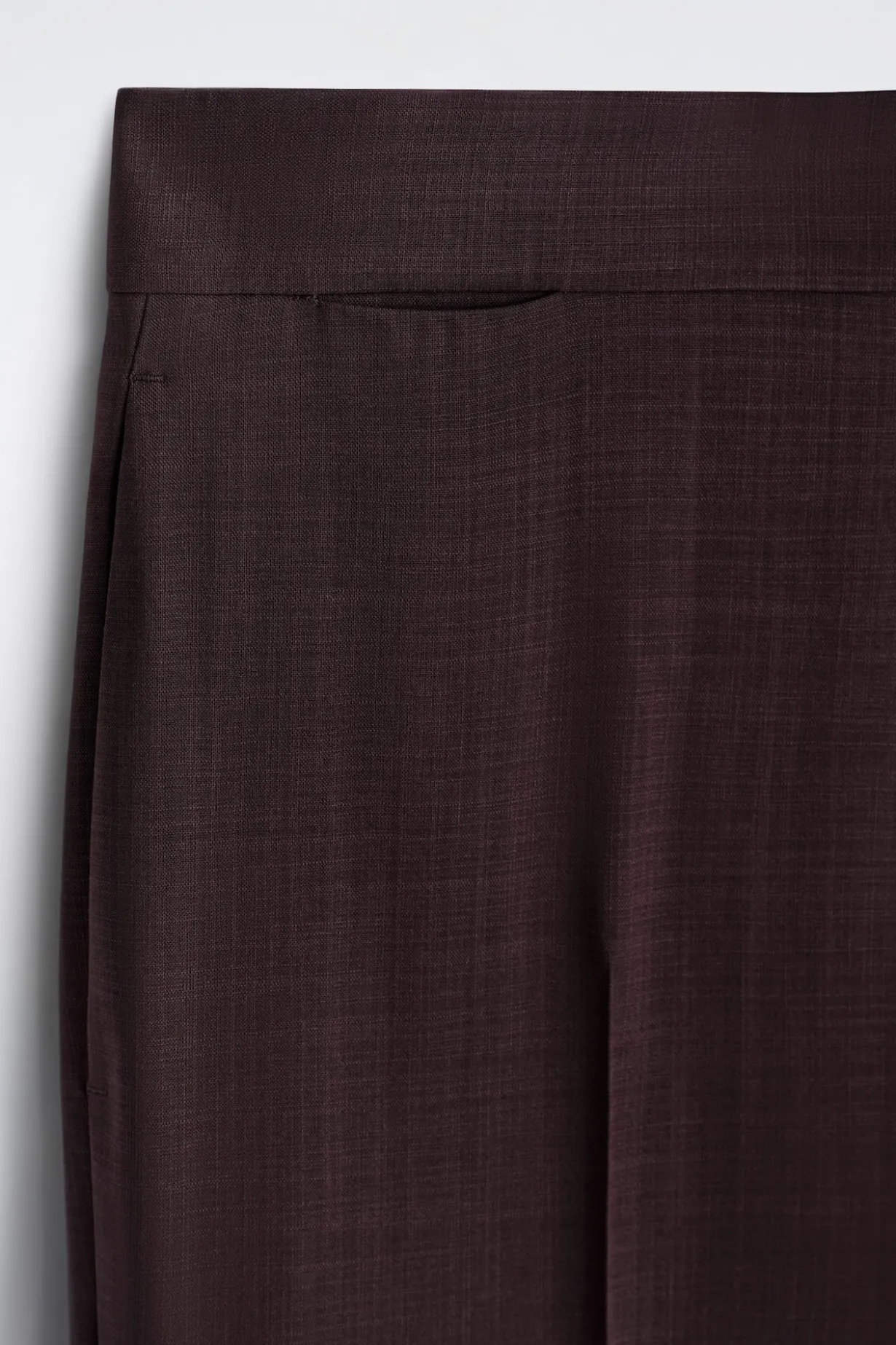 FLUID WOOL SLIM-FIT PANTS