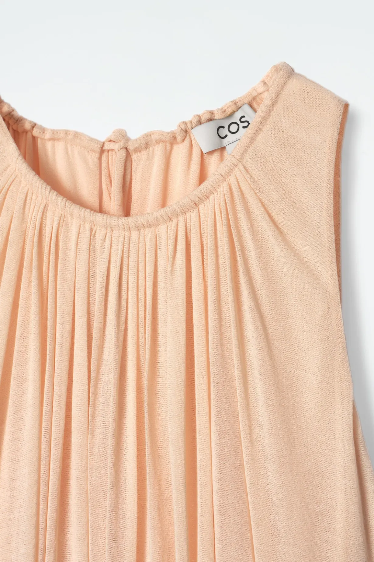 GATHERED HALTERNECK MAXI DRESS