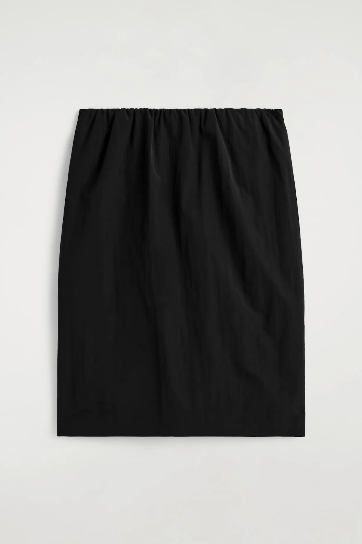 GATHERED PENCIL SKIRT