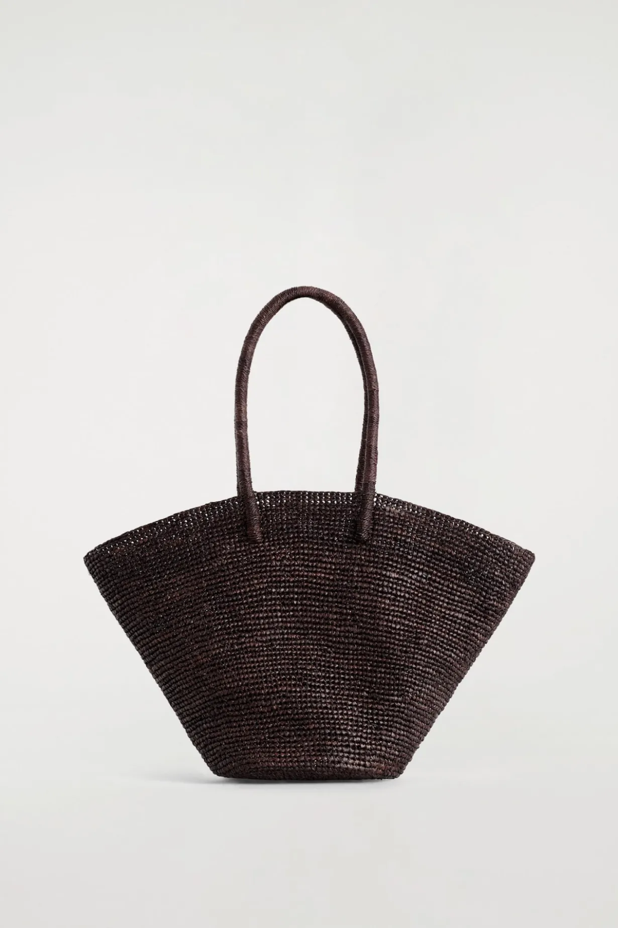 HAND-WOVEN MARKET TOTE - STRAW