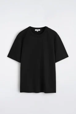 INTERLOCK COTTON CREW-NECK T-SHIRT