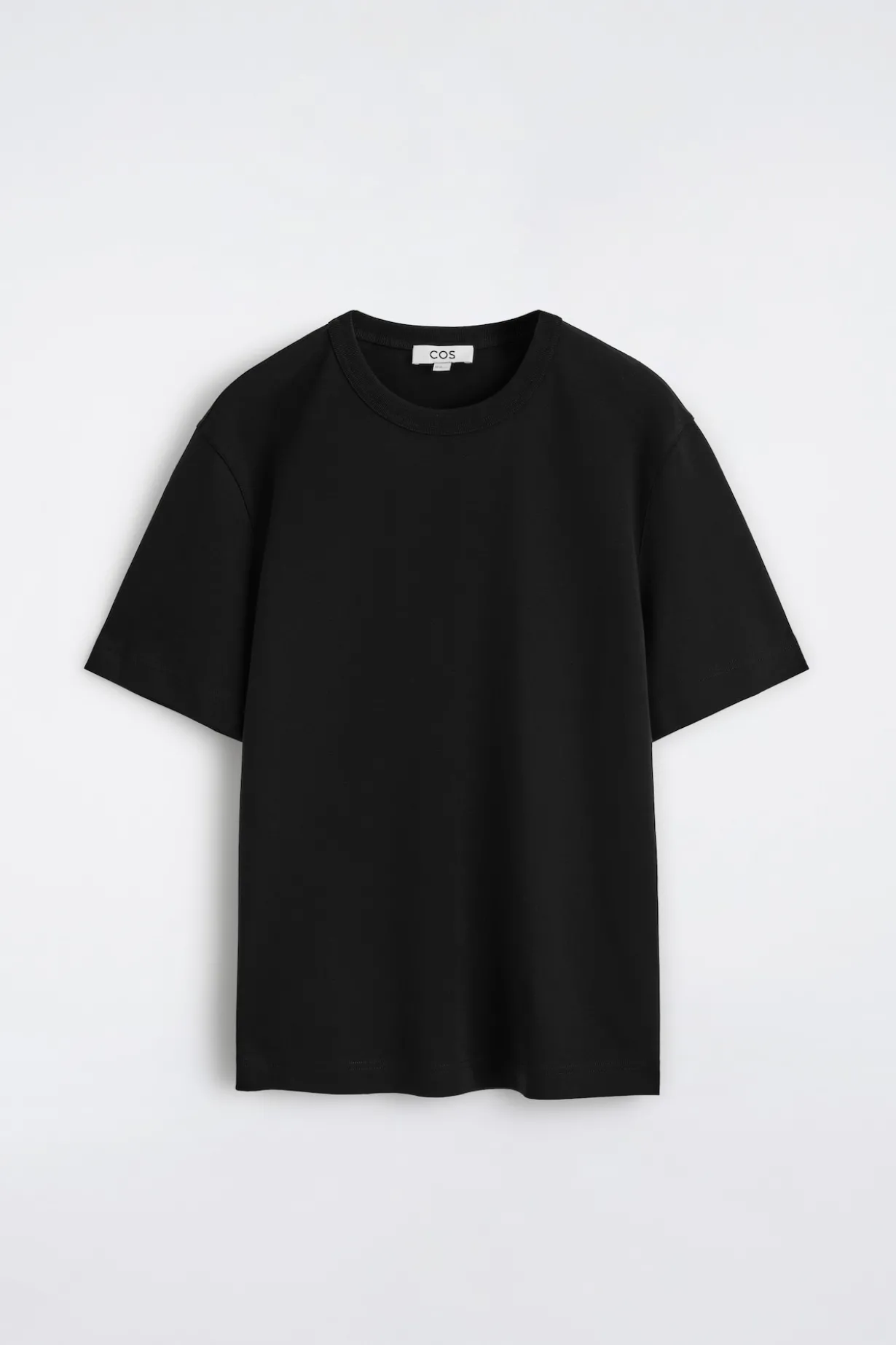 INTERLOCK COTTON CREW-NECK T-SHIRT