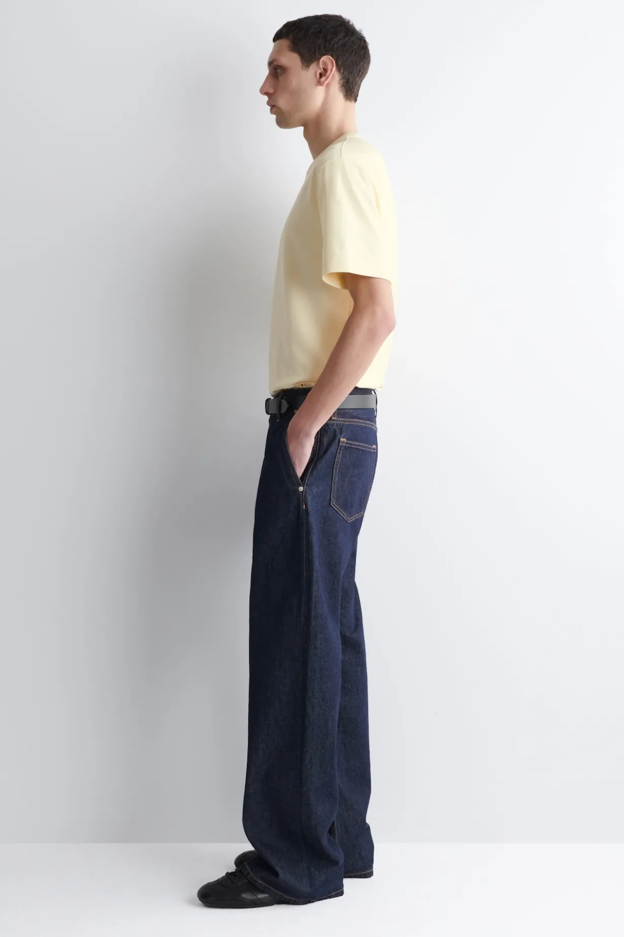 INTERLOCK COTTON CREW-NECK T-SHIRT