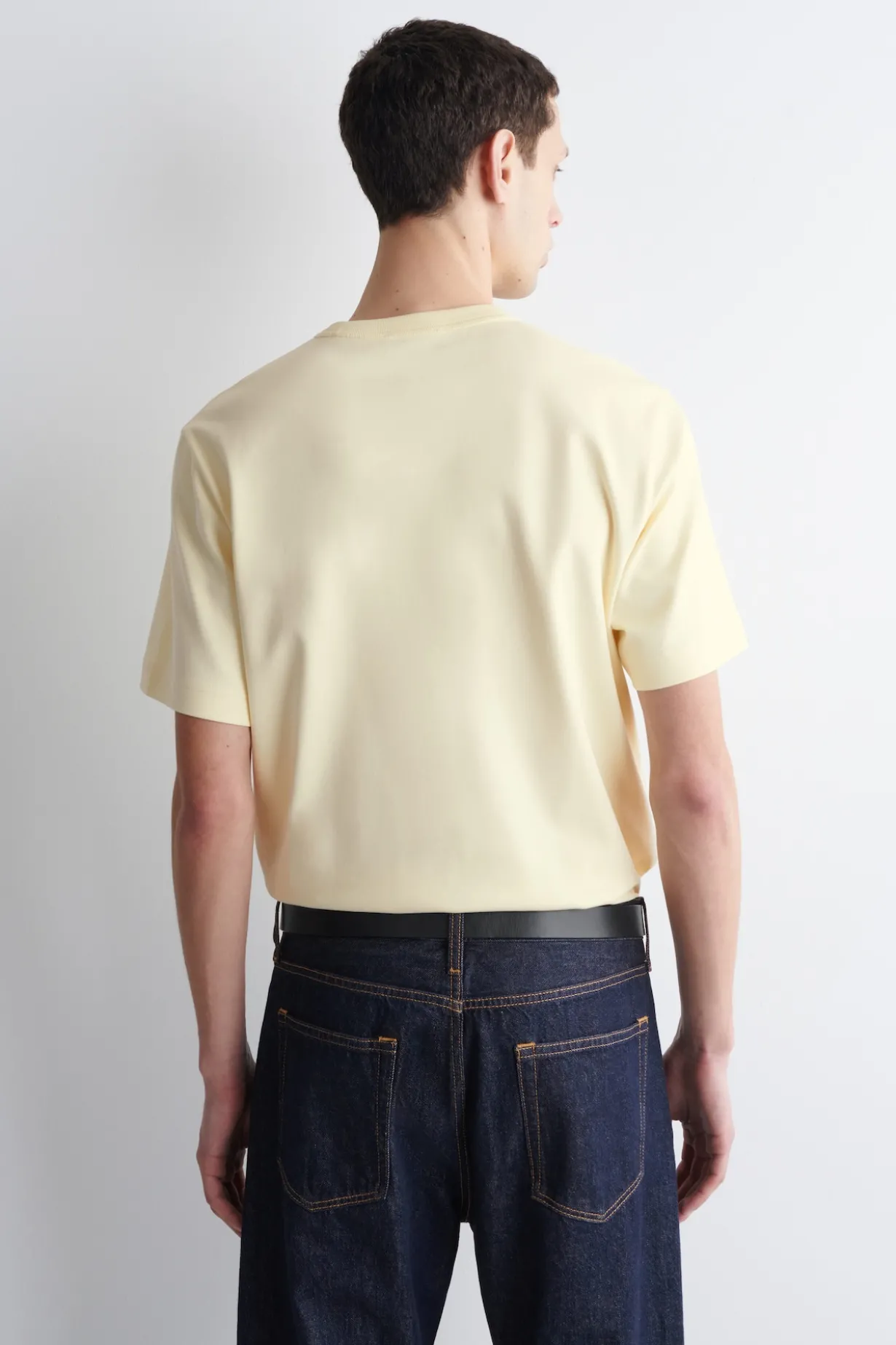 INTERLOCK COTTON CREW-NECK T-SHIRT