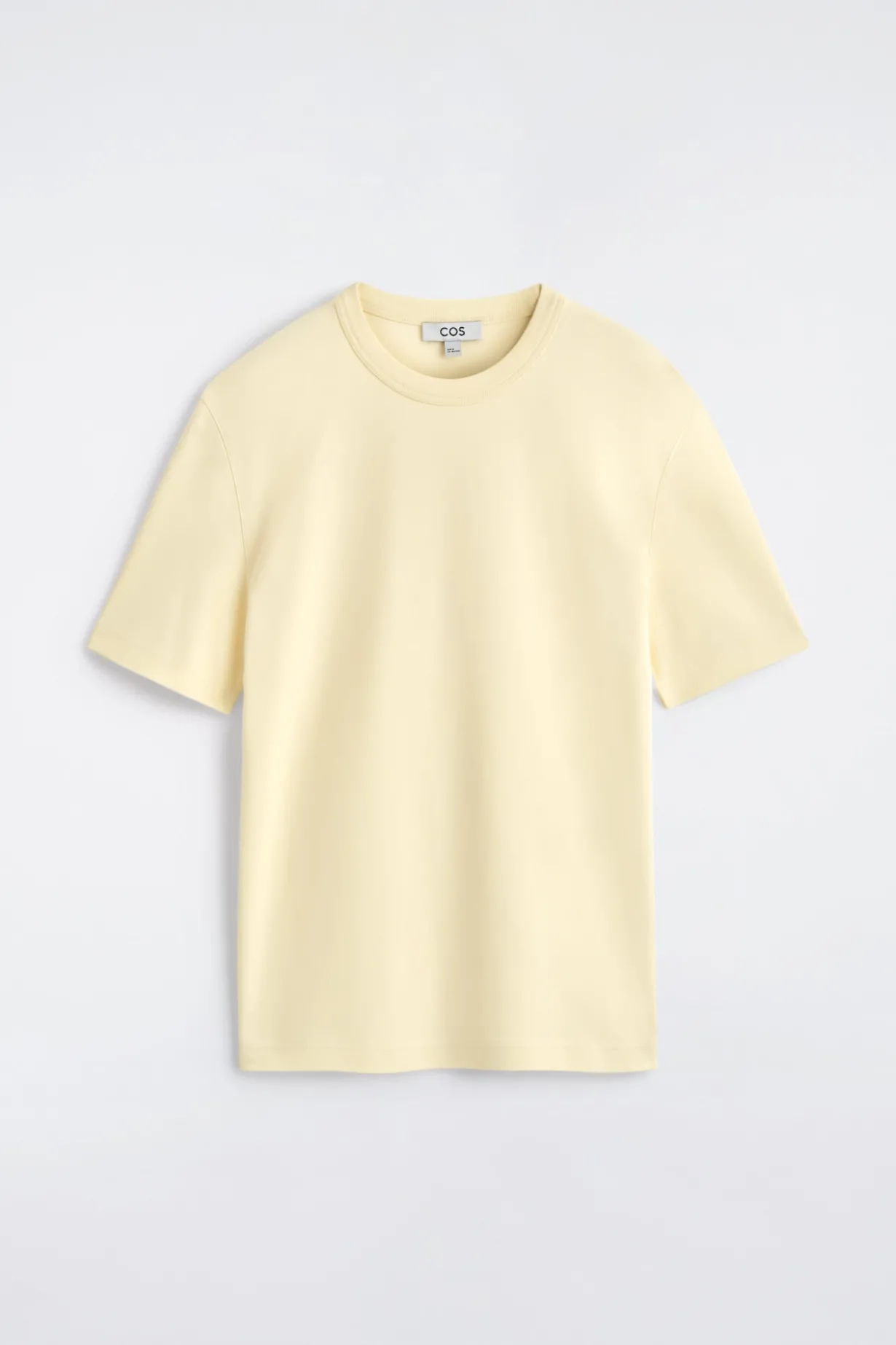 INTERLOCK COTTON CREW-NECK T-SHIRT