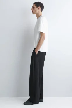INTERLOCK COTTON CREW-NECK T-SHIRT