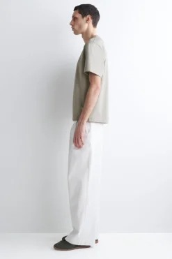 INTERLOCK COTTON CREW-NECK T-SHIRT