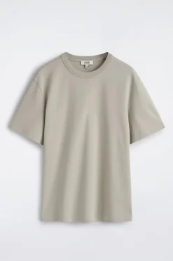 INTERLOCK COTTON CREW-NECK T-SHIRT