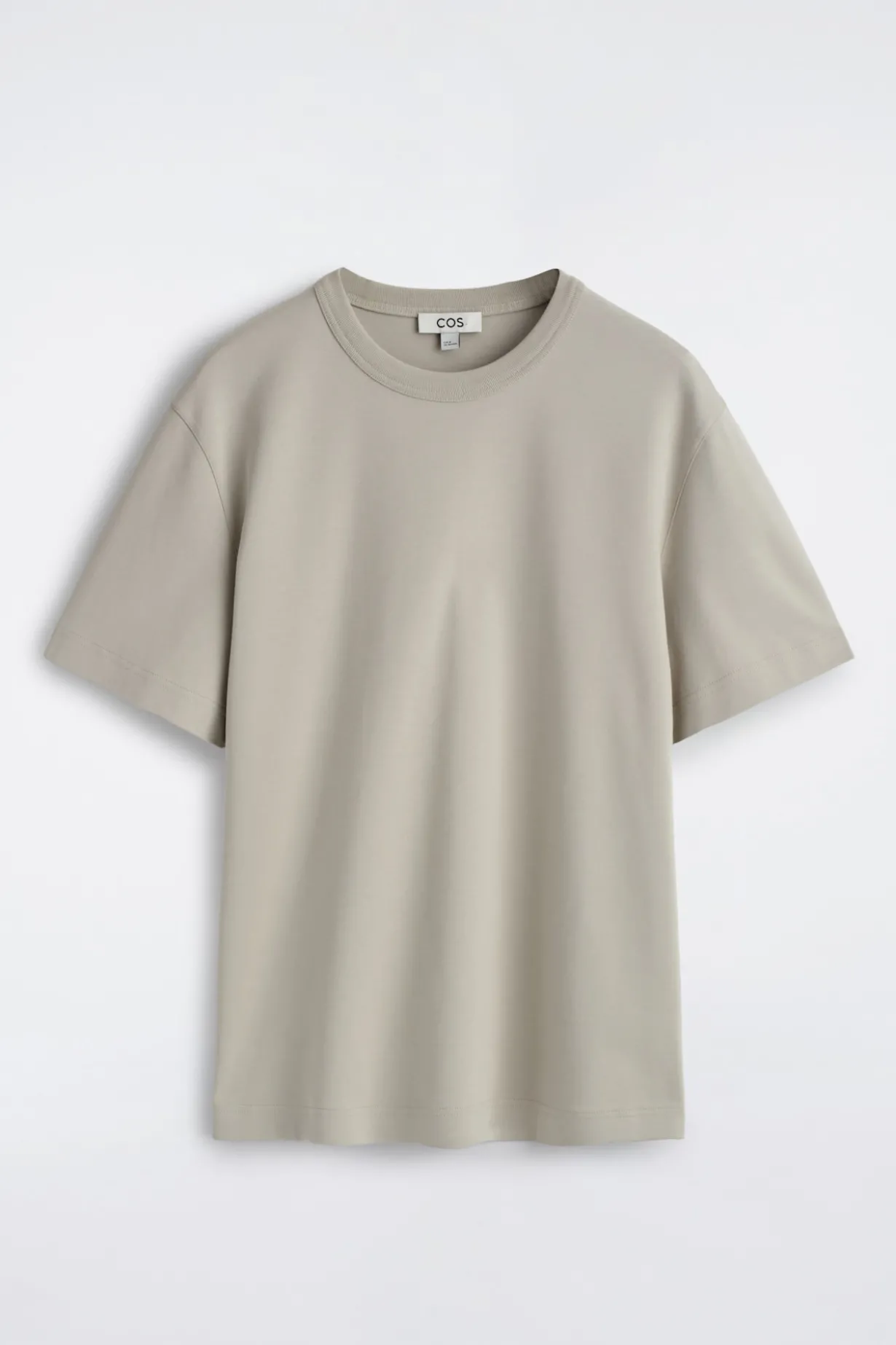 INTERLOCK COTTON CREW-NECK T-SHIRT