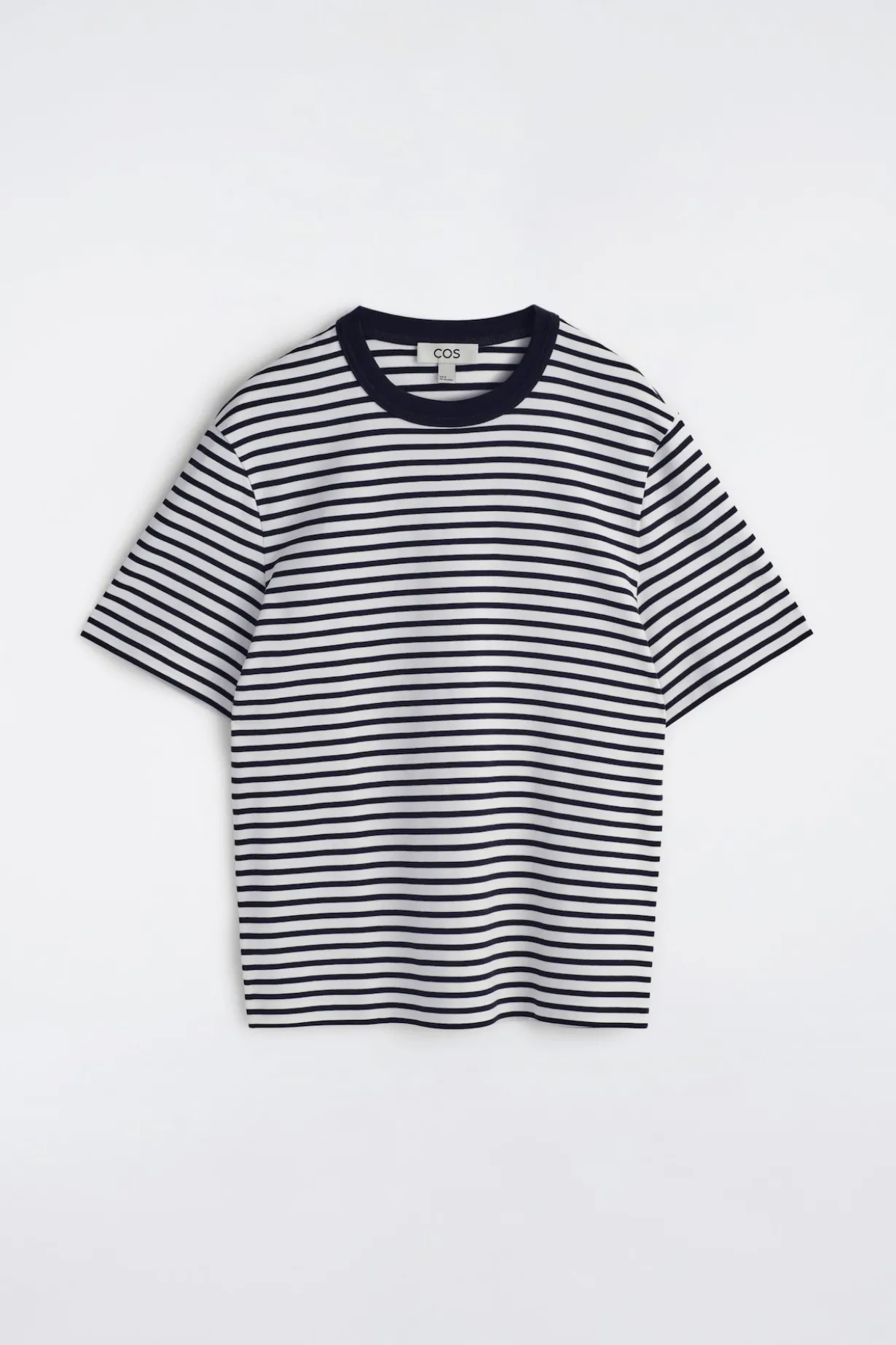 INTERLOCK COTTON CREW-NECK T-SHIRT