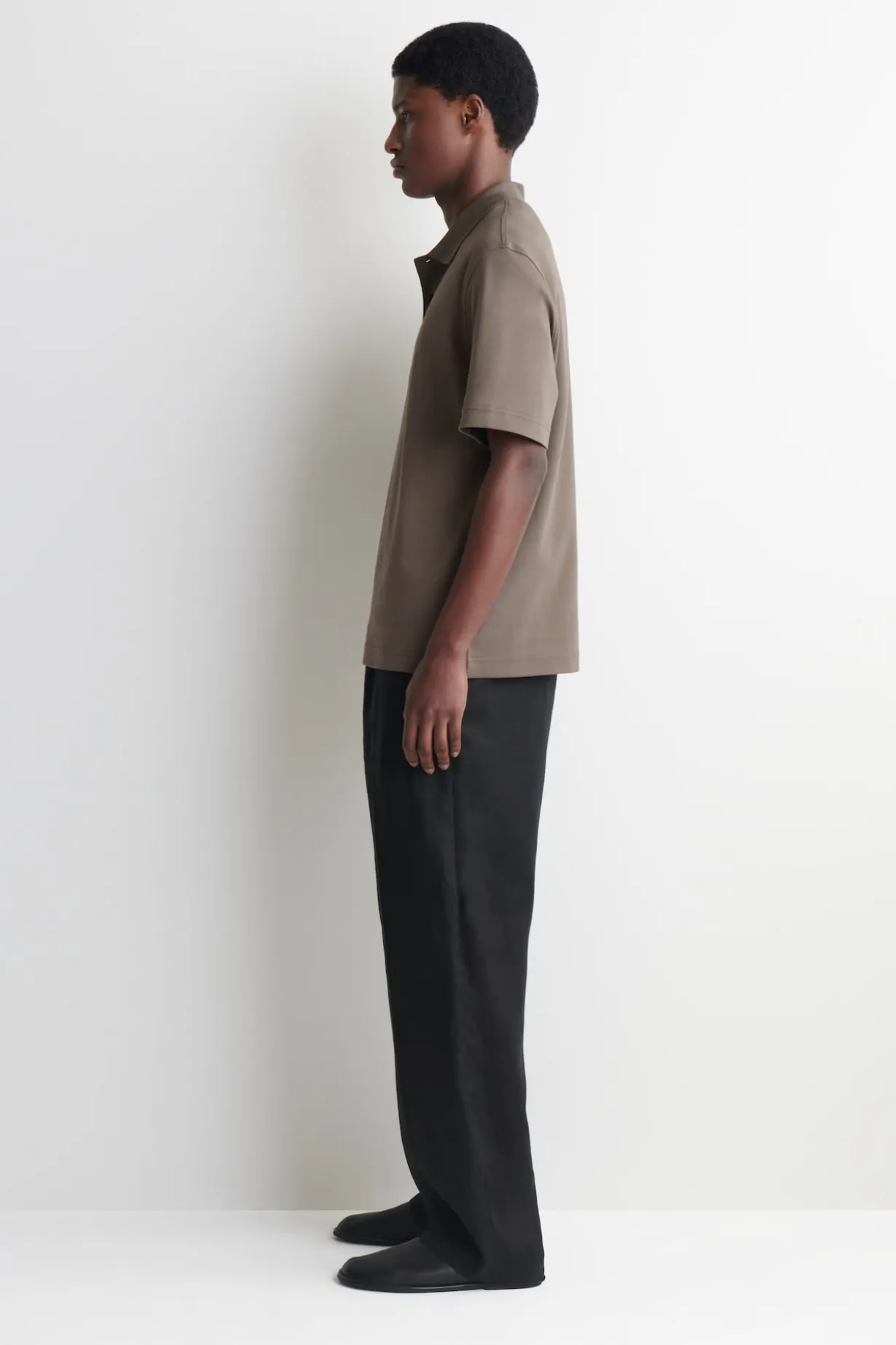 INTERLOCK COTTON POLO SHIRT
