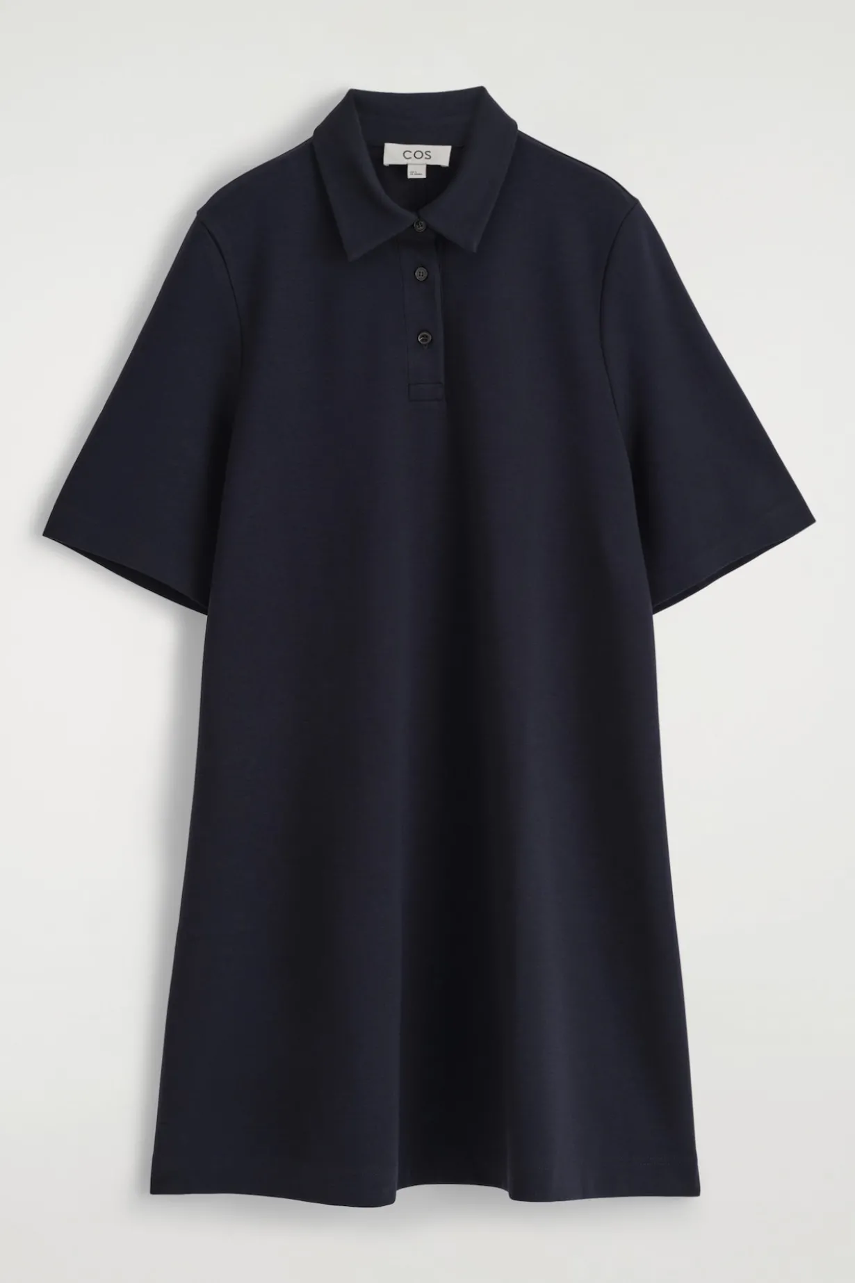 JERSEY POLO MINI DRESS