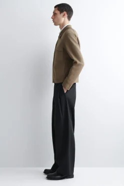 KNITTED COTTON JACKET