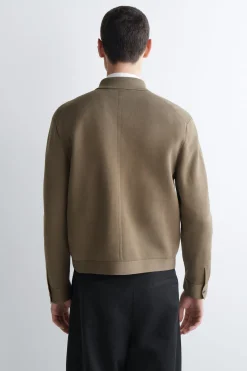 KNITTED COTTON JACKET