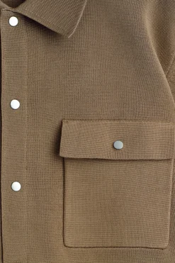 KNITTED COTTON JACKET