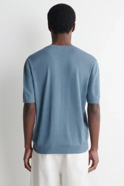 KNITTED COTTON T-SHIRT