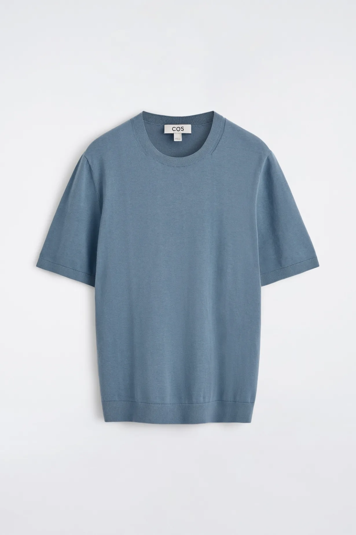 KNITTED COTTON T-SHIRT