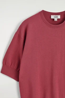 KNITTED COTTON T-SHIRT