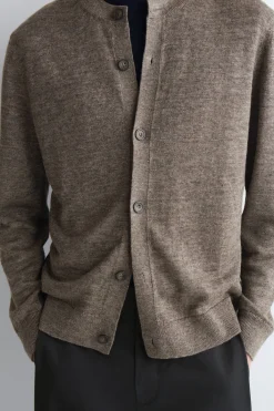 KNITTED LINEN CARDIGAN