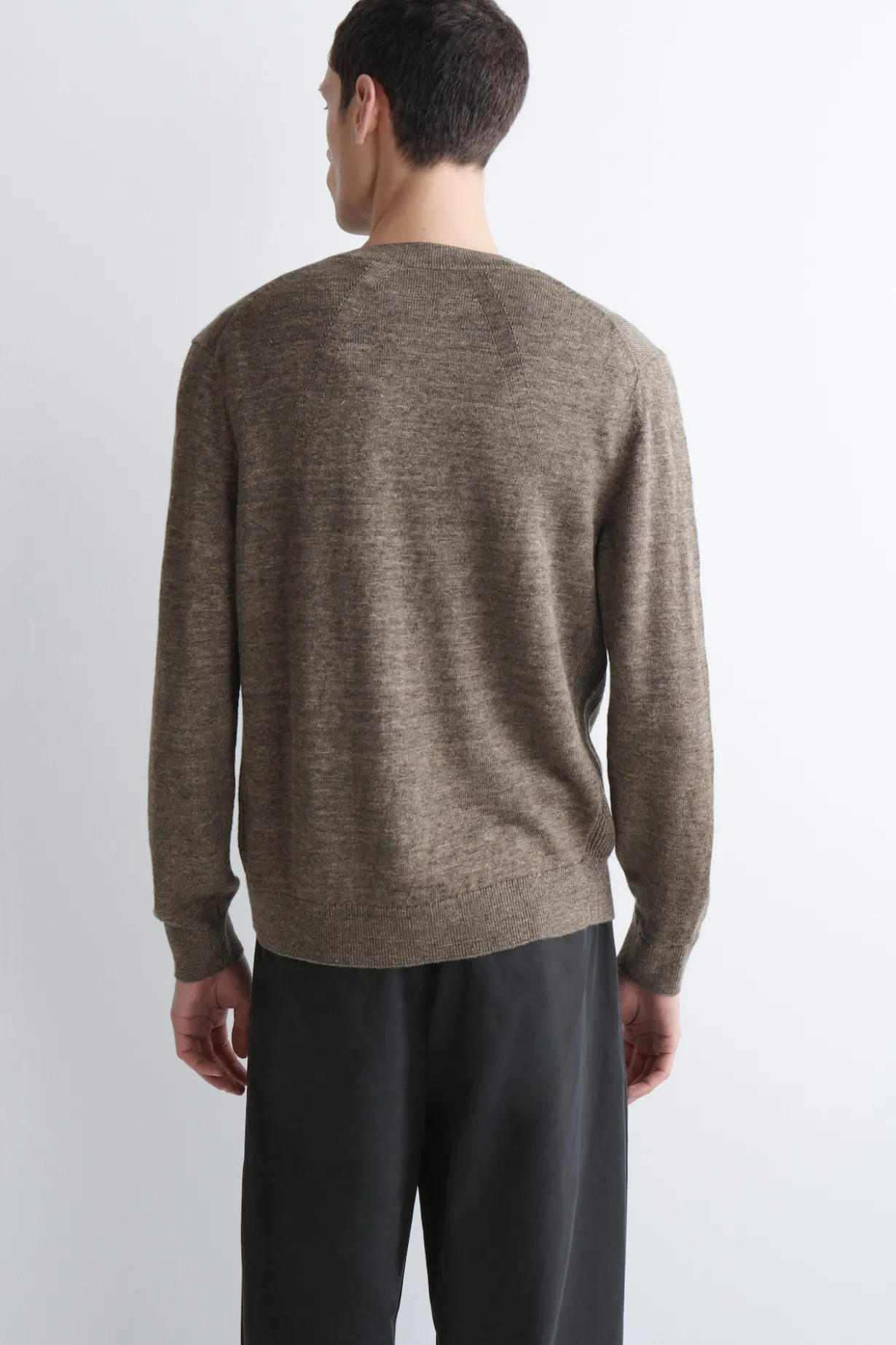 KNITTED LINEN CARDIGAN