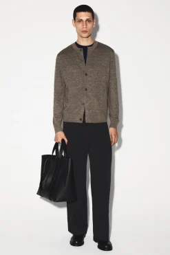 KNITTED LINEN CARDIGAN