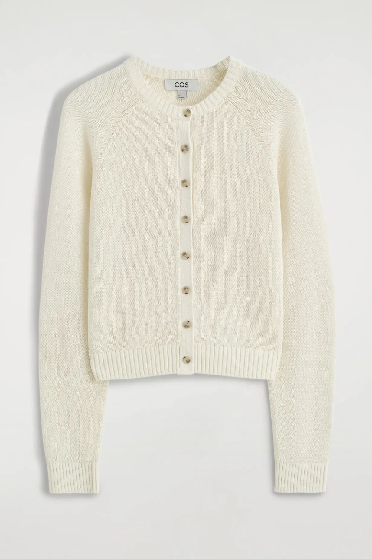 KNITTED LINEN CARDIGAN