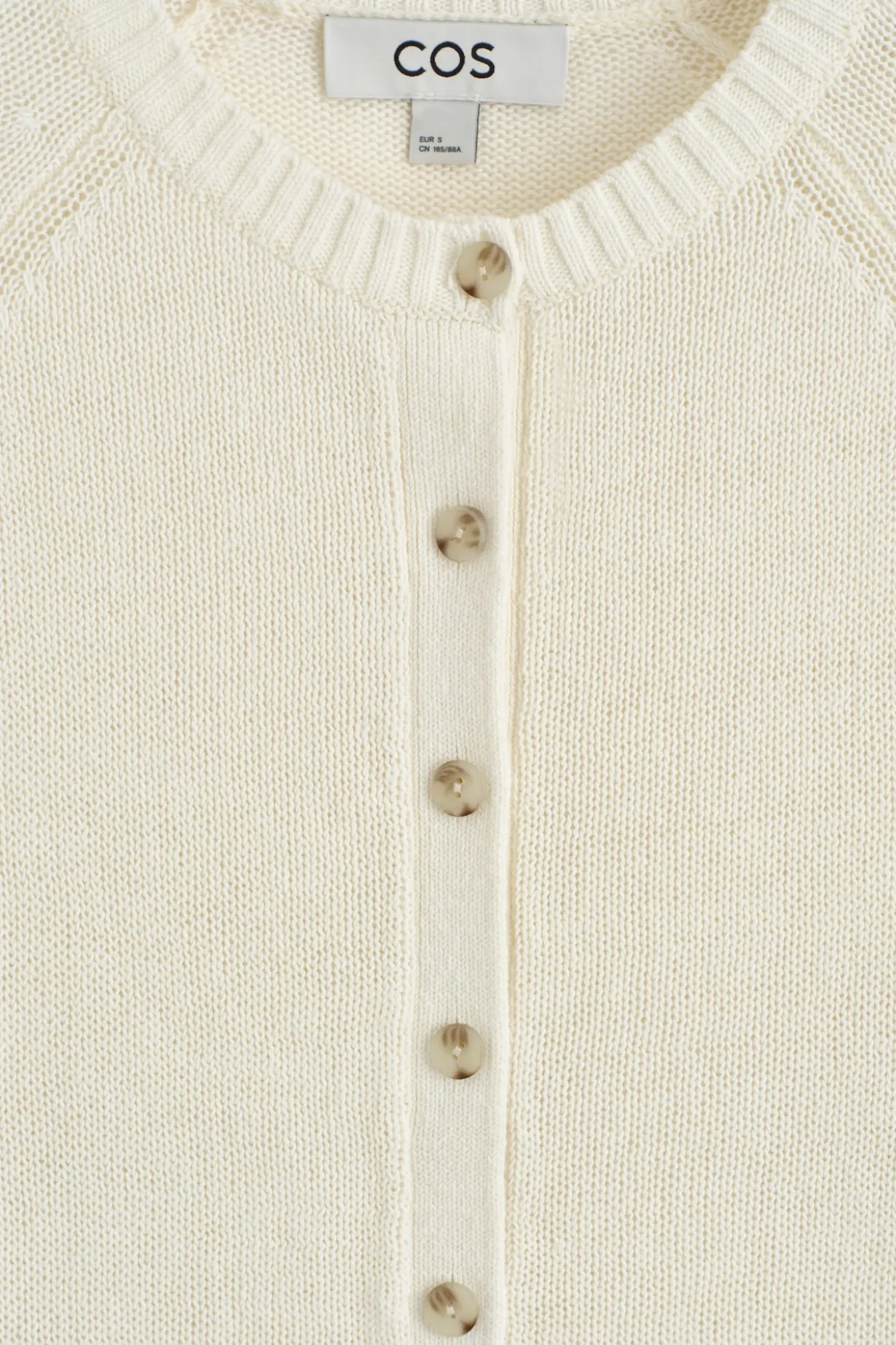 KNITTED LINEN CARDIGAN