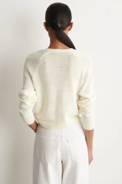 KNITTED LINEN CARDIGAN