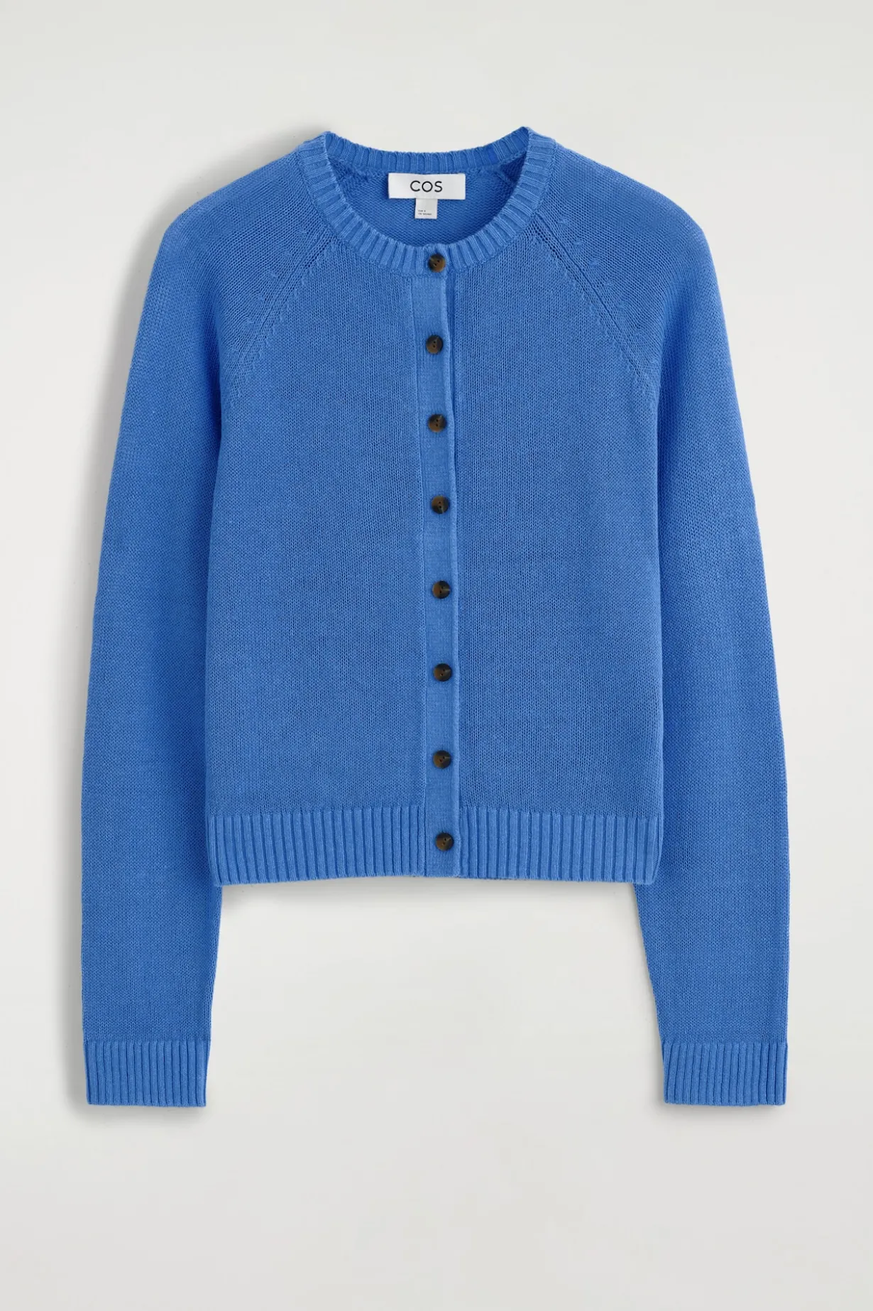 KNITTED LINEN CARDIGAN