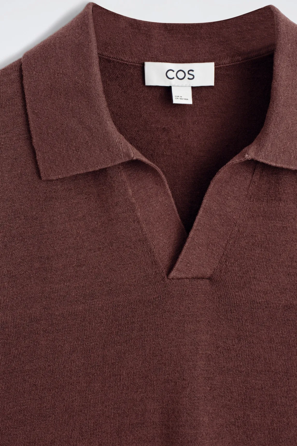 KNITTED LINEN POLO SHIRT