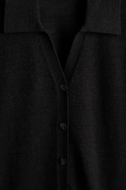 KNITTED LINEN-MERINO SHIRT